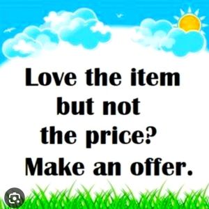 Accepting all reasonable offers and will ship asap!! Happy shopping Happy weeken